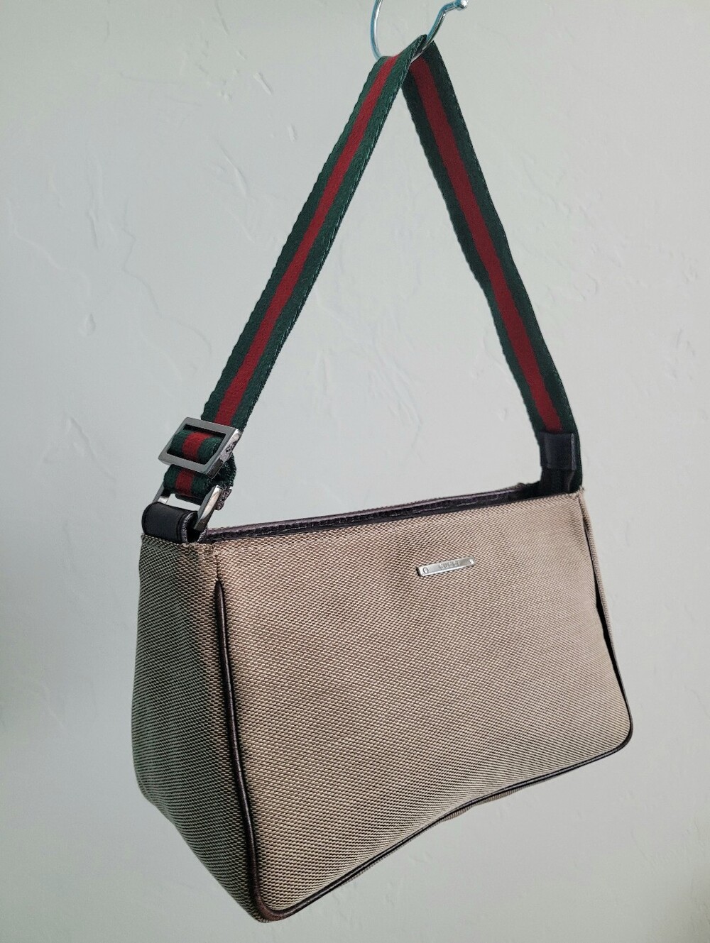 Vintage Gucci 106644 Tom Ford GG Mini Hobo Pouch Shoulder Bag Y2K